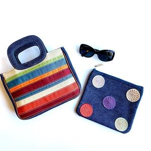 Bath & Body Works Set of Denim Bags